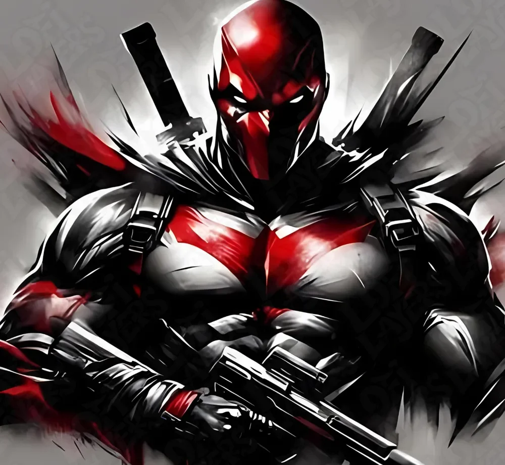 Red Hood Hueforge by LoFi Layers HueForge model: Red Hood Hueforge by LoFi Layers