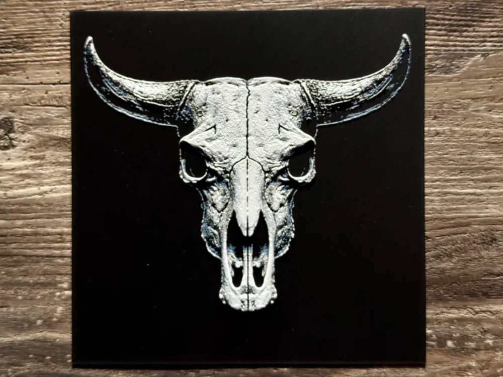 Highland Cow Skull Series by novy HueForge model: Highland Cow Skull Series by novy