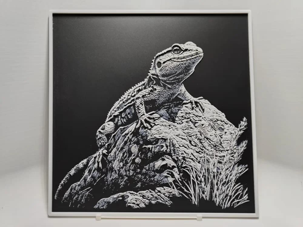 HueForge model: Gecko - Hueforge by BeaN