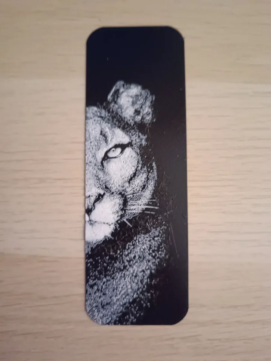 Lioness Bookmark by Atrus Design HueForge model: Lioness Bookmark by Atrus Design