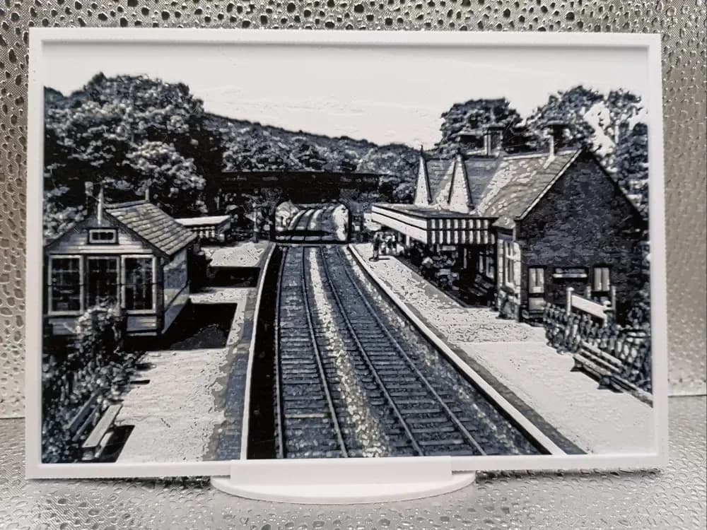 Weybourne Station Hueforge by Borishotch Industries HueForge model: Weybourne Station Hueforge by Borishotch Industries