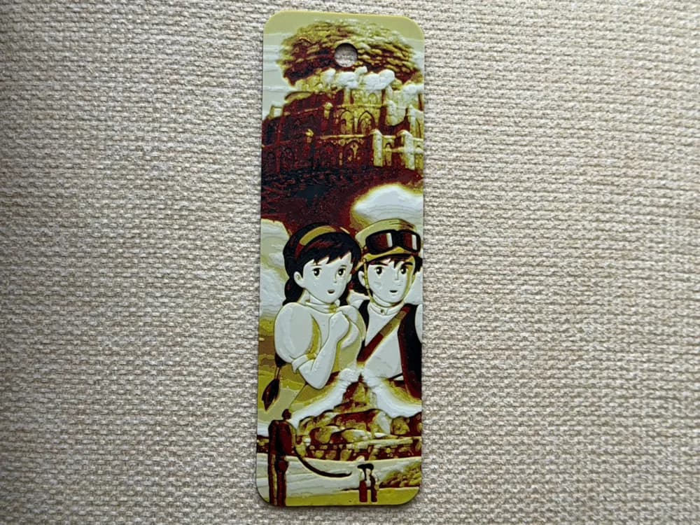 Castle in the Sky - Bookmark by ZorPrime7 HueForge model: Castle in the Sky - Bookmark by ZorPrime7