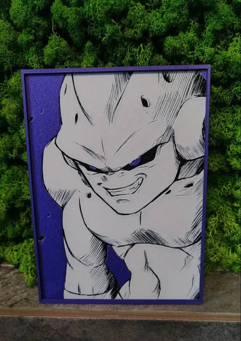 Buu (any color) by Garuda3D HueForge model: Buu (any color) by Garuda3D