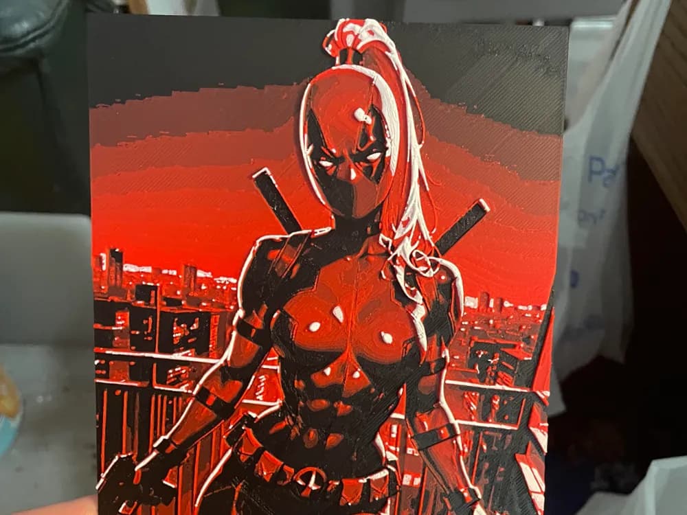 Female DeadPool Hueforge Female DeadPool Hueforge