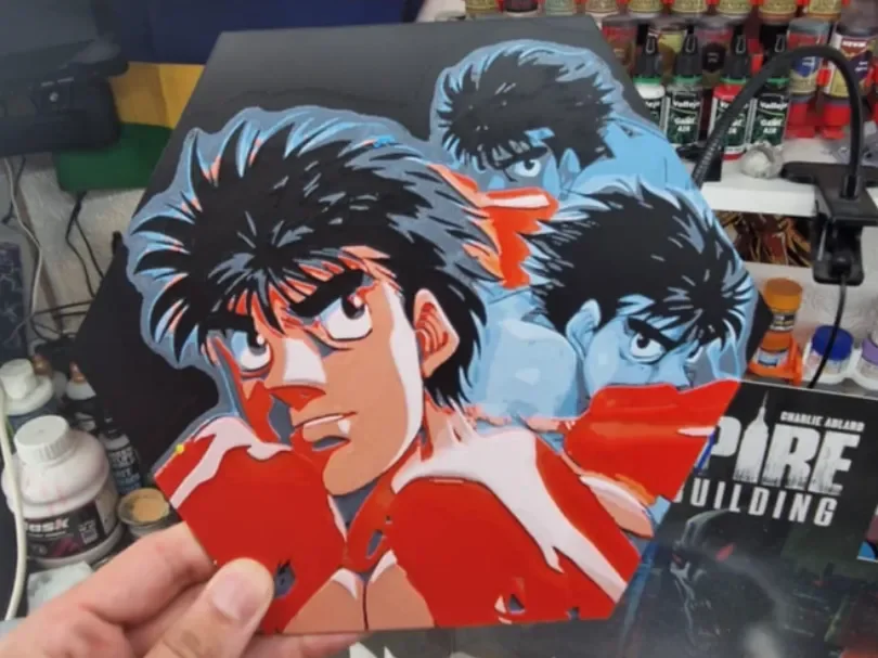 Hajime No Ippo Hueforge - Ippo Dempsey Roll by Dakiren HueForge model: Hajime No Ippo Hueforge - Ippo Dempsey Roll by Dakiren
