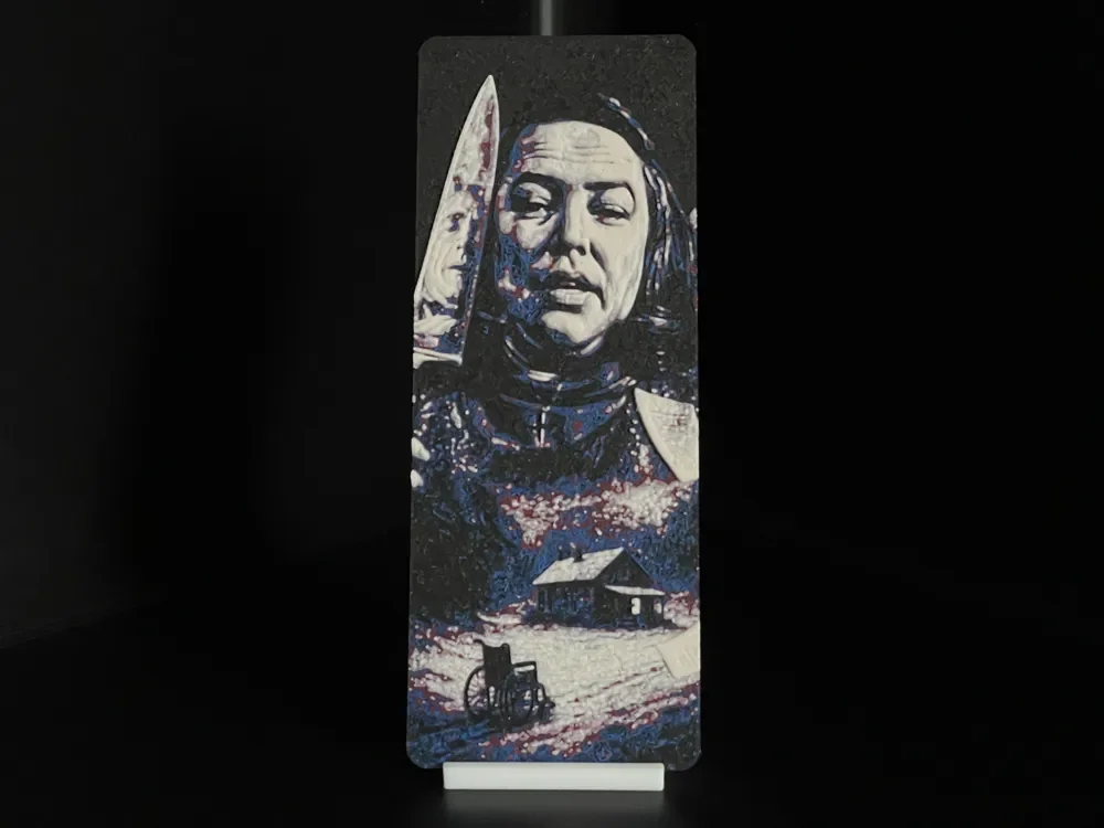 Misery Hueforge Bookmark by NiiON HueForge model: Misery Hueforge Bookmark by NiiON