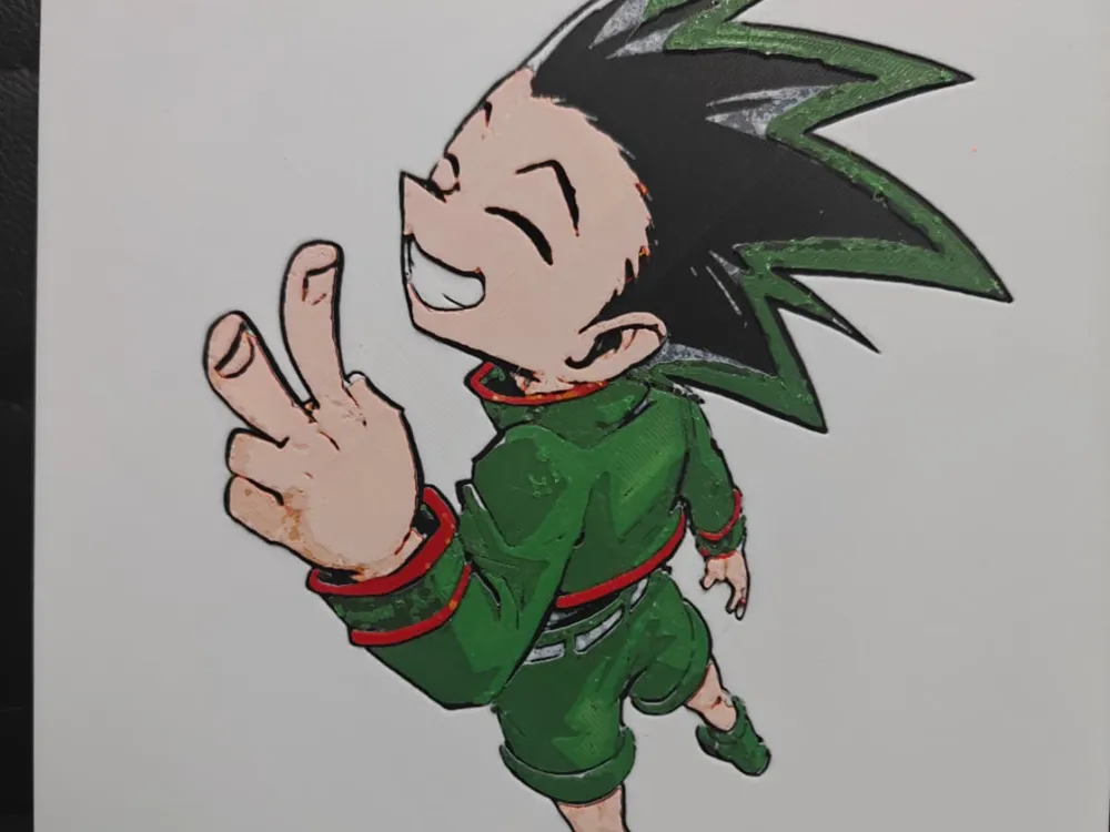 Gon Freecss Hunter x Hunter by TheHueforgeLady HueForge model: Gon Freecss Hunter x Hunter by TheHueforgeLady