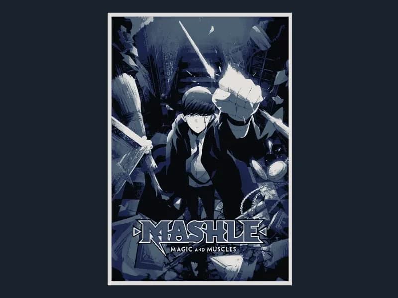 MASHLE: MAGIC & MUSCLES (Series Poster - HueForge) by HugheCraft HueForge model: MASHLE: MAGIC & MUSCLES (Series Poster - HueForge) by HugheCraft