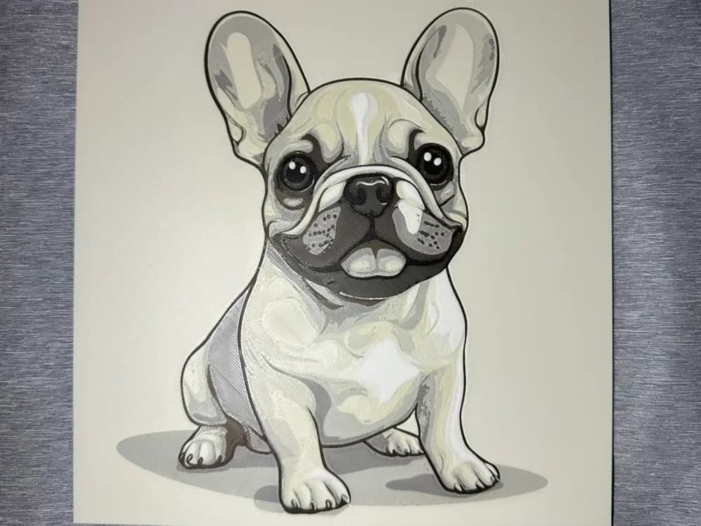 French Bulldog Hueforge by Hey Ben HueForge model: French Bulldog Hueforge by Hey Ben