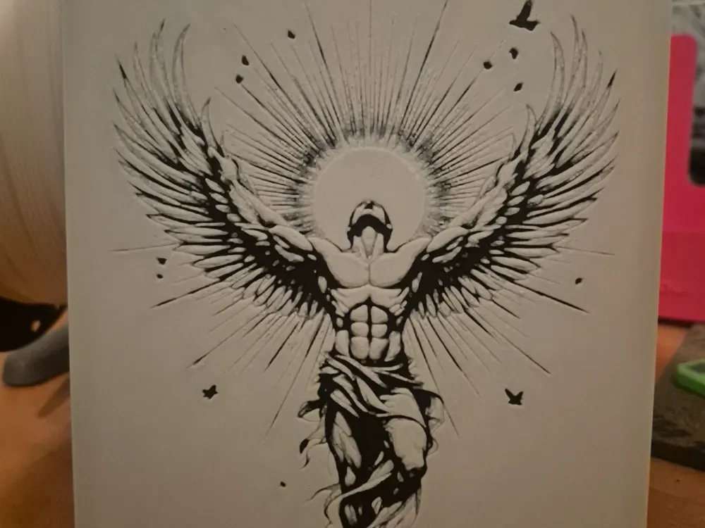 Angel shine hueforge by Buntsta HueForge model: Angel shine hueforge by Buntsta