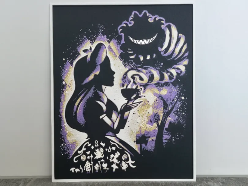 Disney Alice in Wonderland Hueforge by RIVY3Dprint HueForge model: Disney Alice in Wonderland Hueforge by RIVY3Dprint