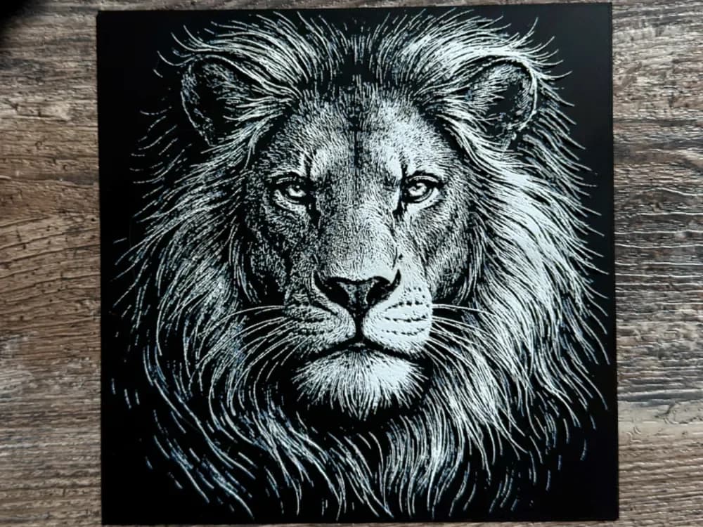 Lion HueForge Wildlife Series by novy HueForge model: Lion HueForge Wildlife Series by novy