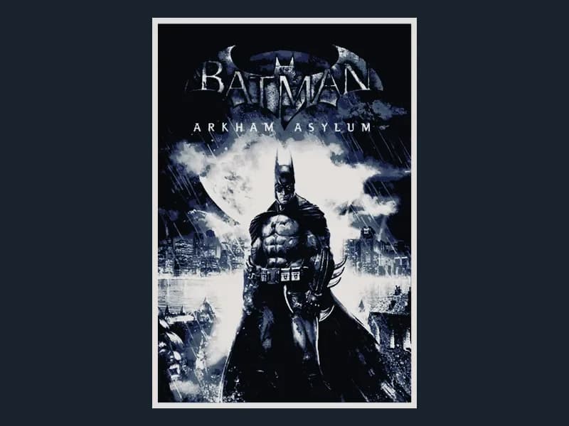 Batman: Arkham Asylum (Game Poster - HueForge) by HugheCraft HueForge model: Batman: Arkham Asylum (Game Poster - HueForge) by HugheCraft