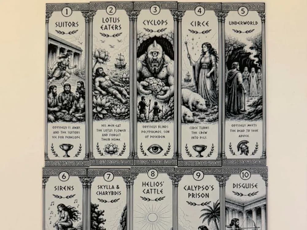 The Odyssey in 10 Chapters – HueForge Collection The Odyssey in 10 Chapters – HueForge Collection