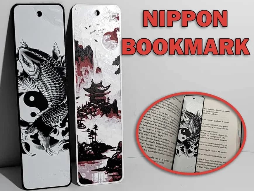 Bookmark Nippon art theme Koi Bookmark Nippon art theme Koi