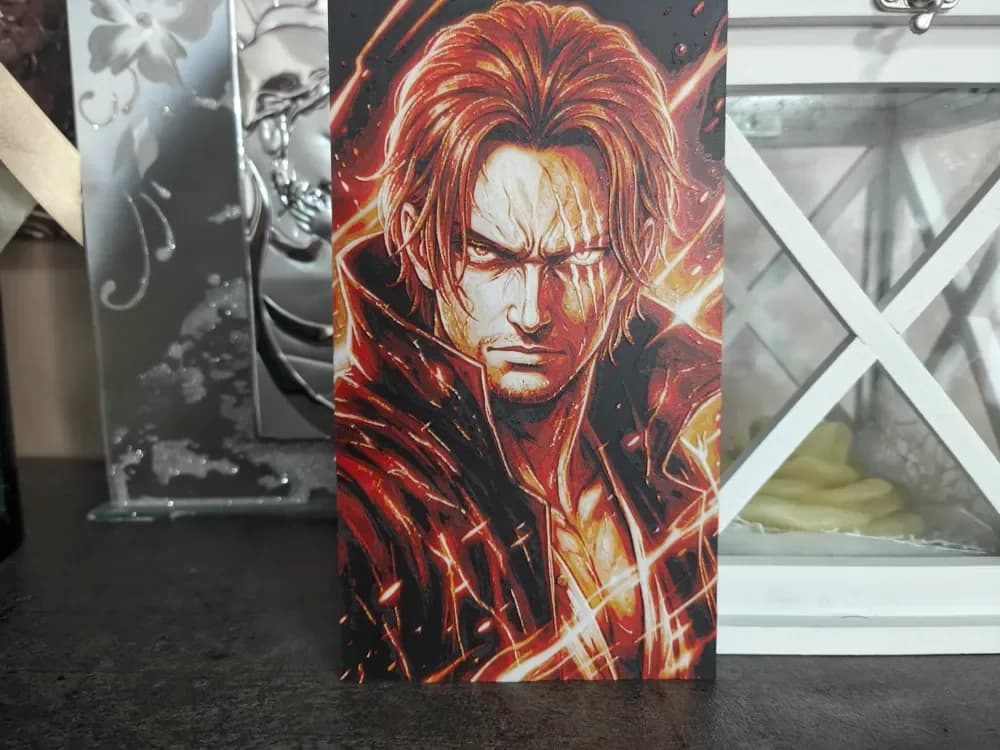 Shanks One Piece Hueforge by S1M0N389 HueForge model: Shanks One Piece Hueforge by S1M0N389