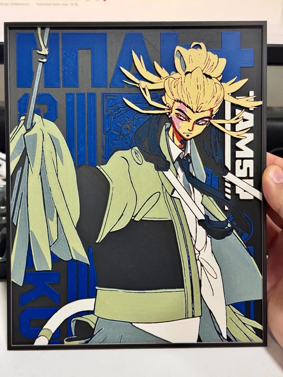 Tamsy Gachiakuta by Strata Prints HueForge model: Tamsy Gachiakuta by Strata Prints