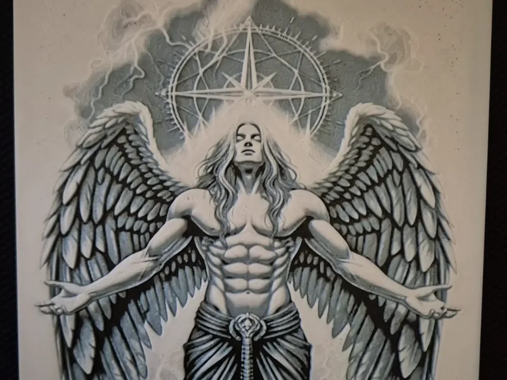 Angel protector hueforge by Buntsta HueForge model: Angel protector hueforge by Buntsta