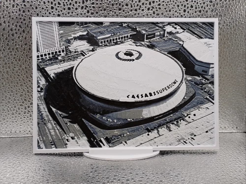 New Orleans Saints - Caesars Superdome Hueforge by Borishotch Industries HueForge model: New Orleans Saints - Caesars Superdome Hueforge by Borishotch Industries