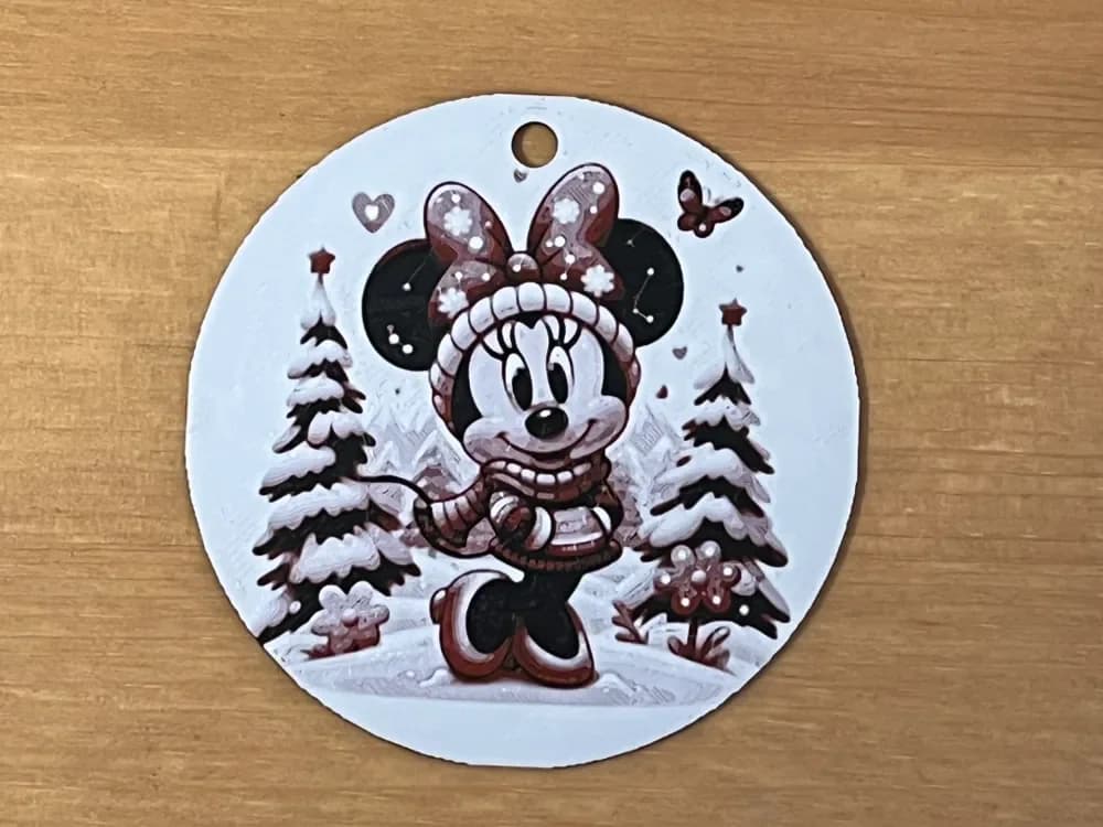Minnie mouse bauble by Morganja HueForge model: Minnie mouse bauble by Morganja