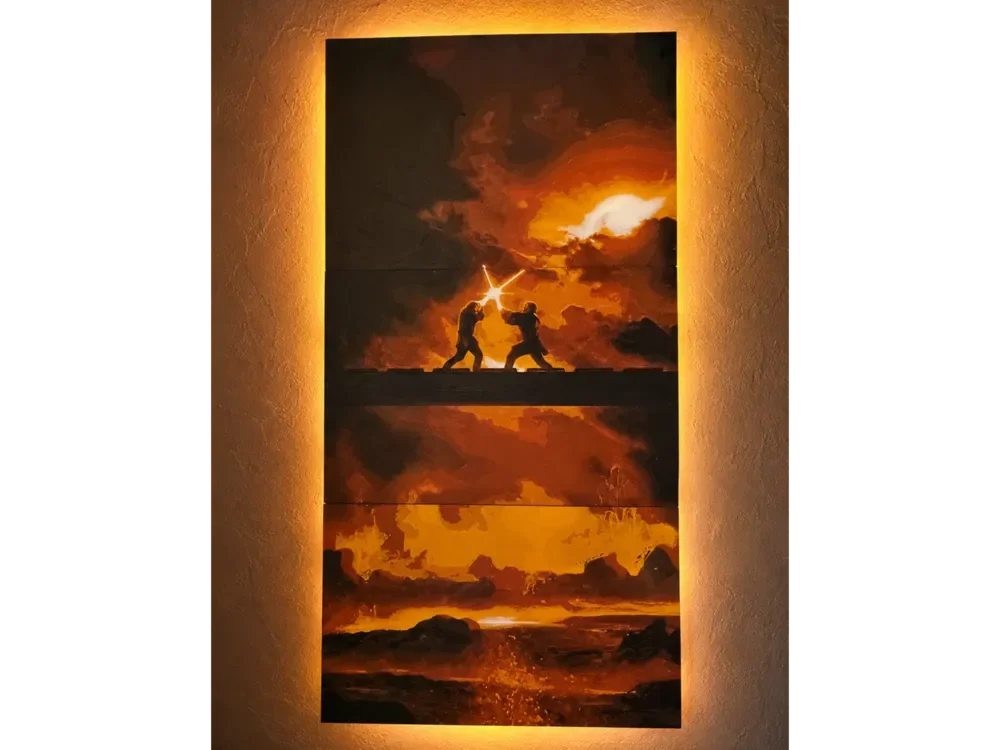 Anakin vs. Obi Wan - Hueforge/3-Piece Hugeforge Anakin vs. Obi Wan - Hueforge/3-Piece Hugeforge