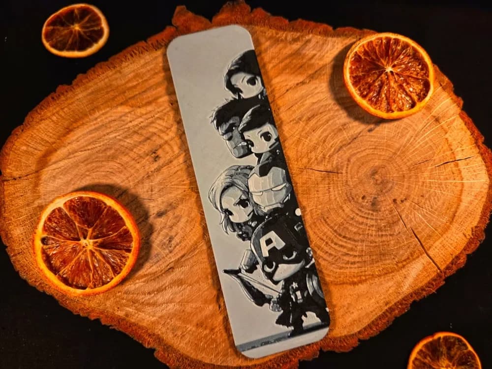 Marvel Characters 1 bookmark by EternalDesigns3D HueForge model: Marvel Characters 1 bookmark by EternalDesigns3D