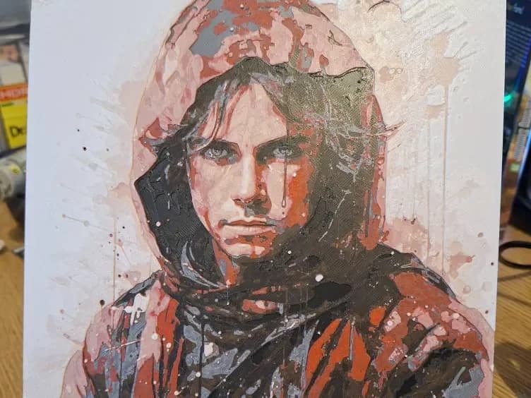 Anakin Skywalker - hueforge by 3dGlow HueForge model: Anakin Skywalker - hueforge by 3dGlow