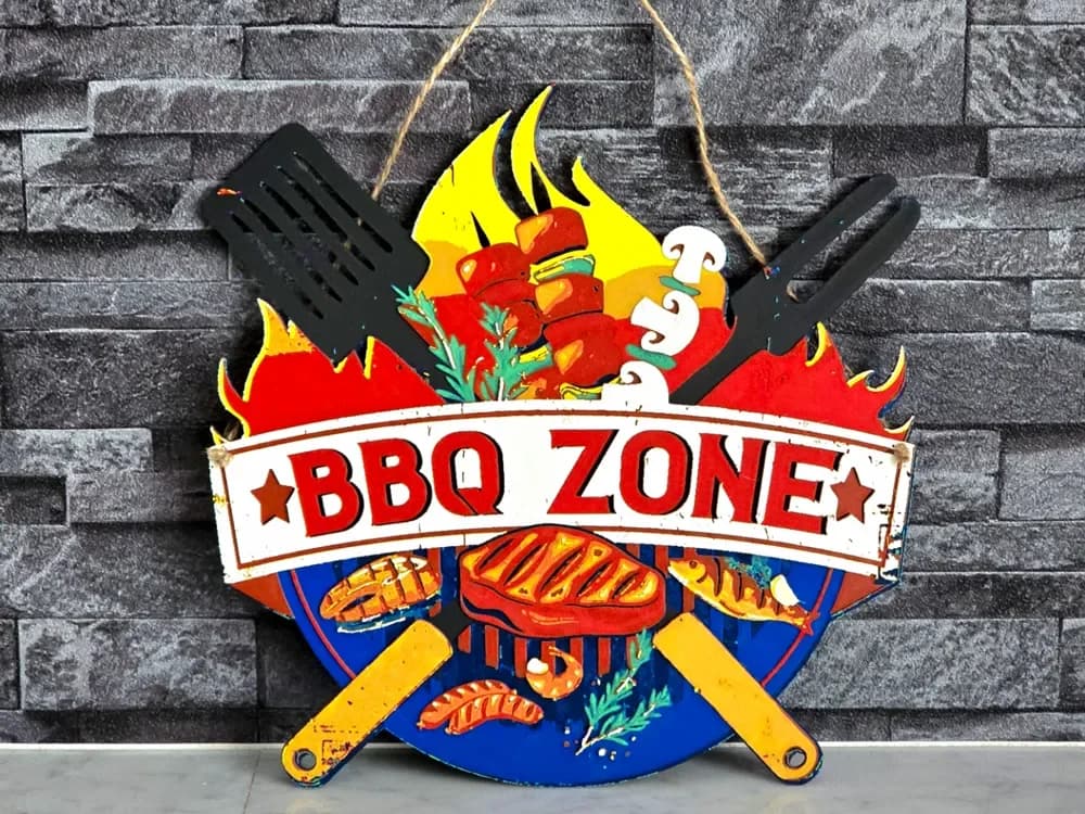Hueforge BBQ Zone by StefBull85 HueForge model: Hueforge BBQ Zone by StefBull85