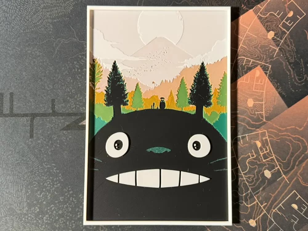 My Neighbor Totoro - HueForge by ZorPrime7 HueForge model: My Neighbor Totoro - HueForge by ZorPrime7