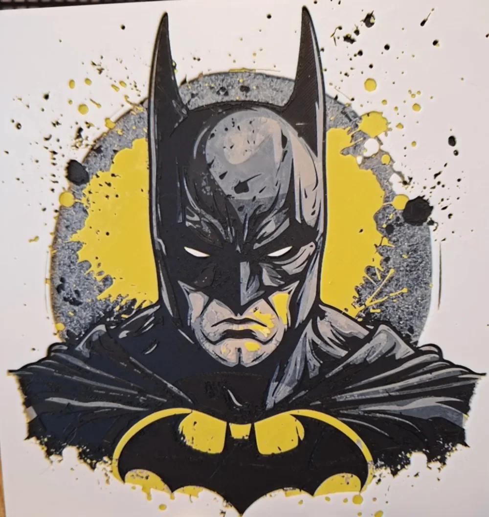 Batman 20cm x 20cm hueforge Batman 20cm x 20cm hueforge