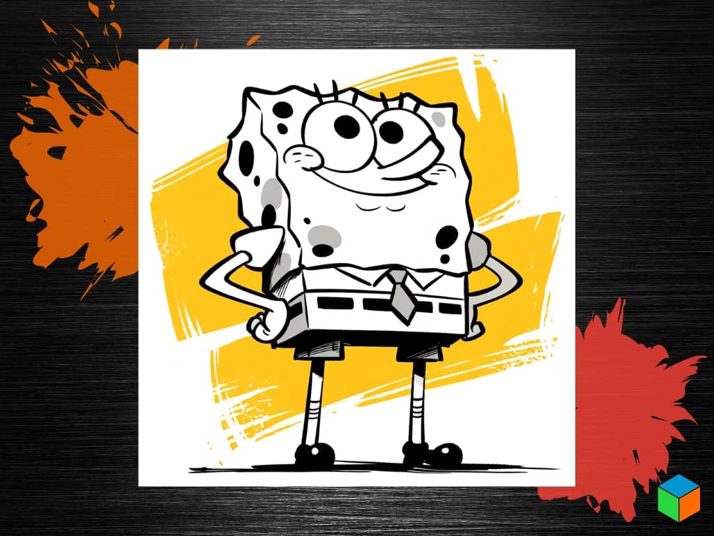 SpongeBob Squarepants by 3D Prints By Vic HueForge model: SpongeBob Squarepants by 3D Prints By Vic