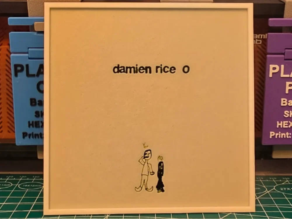 HueForge model: Damien Rice "O" Album Artwork - Hueforge Art by Lumpy3D