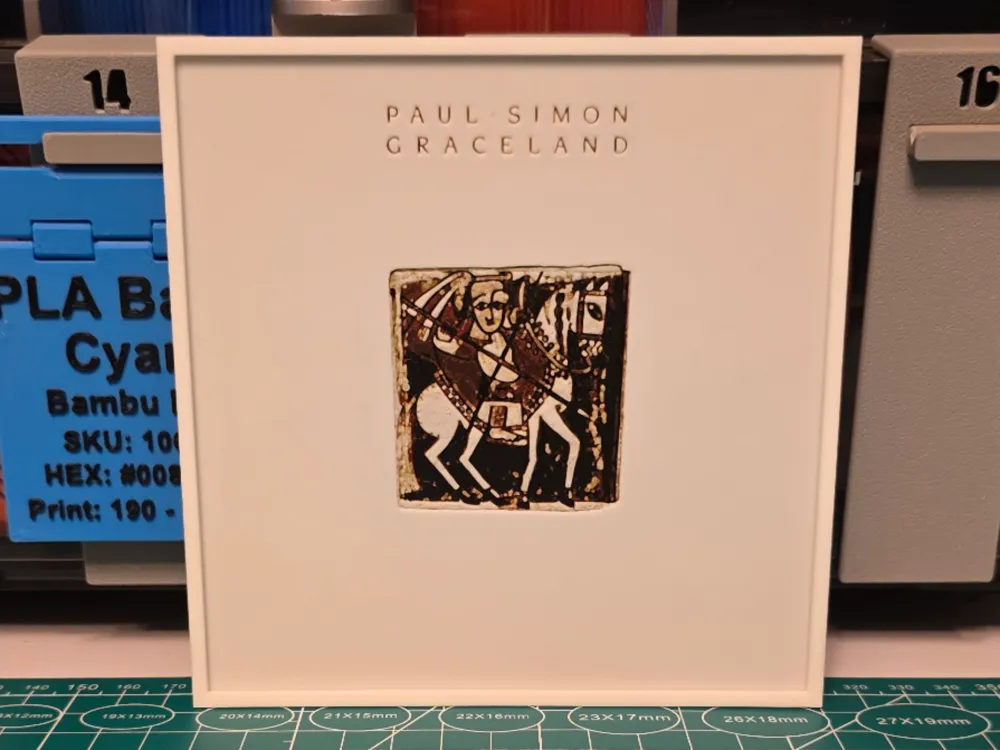 Paul Simon "Graceland" Album - Hueforge Art Paul Simon "Graceland" Album - Hueforge Art