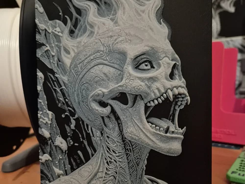fire creature hueforge by Buntsta HueForge model: fire creature hueforge by Buntsta