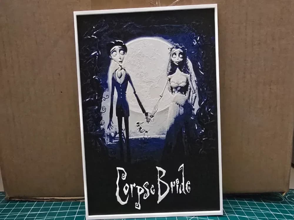 Corpse Bride Movie Poster - Hueforge Art