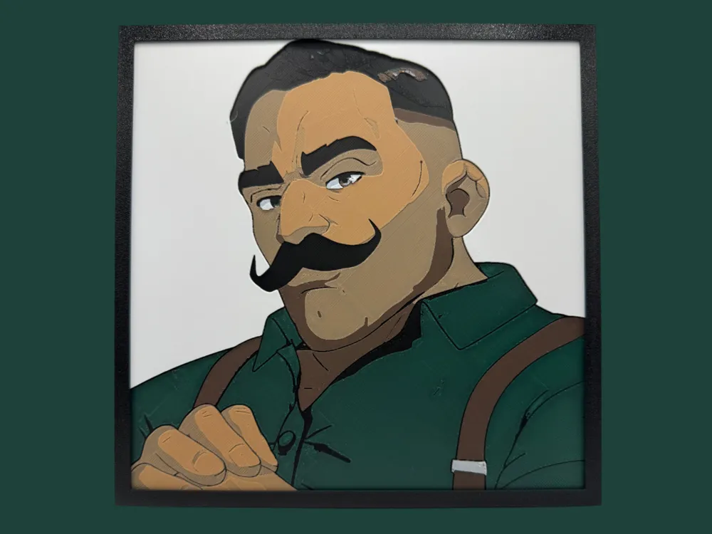 Punch Up - Dispatch by Canadian Gamer HueForge model: Punch Up - Dispatch by Canadian Gamer