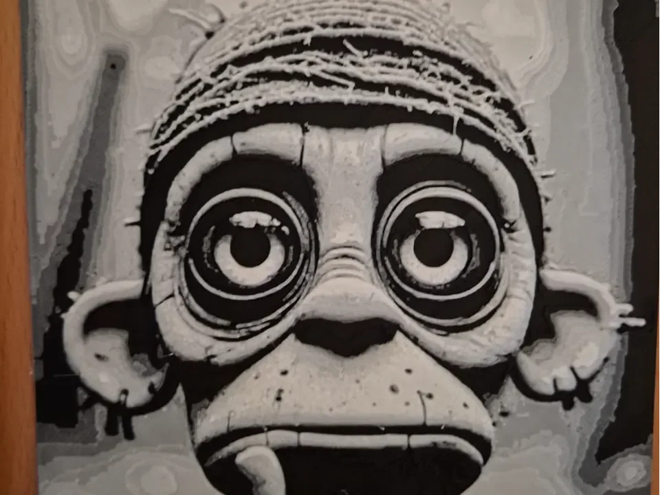 Monkey Trouble hueforge Monkey Trouble hueforge