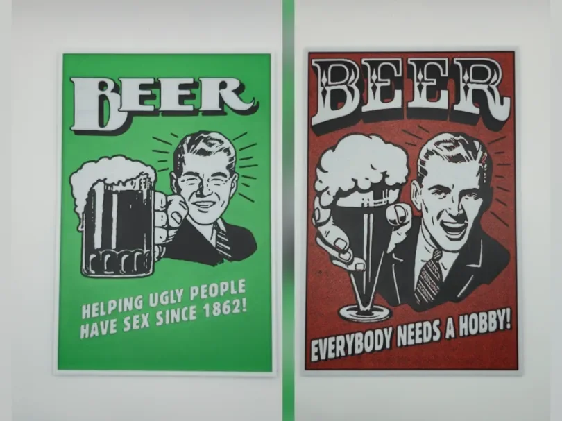 Beer sign vintage by Kactus Fpv HueForge model: Beer sign vintage by Kactus Fpv
