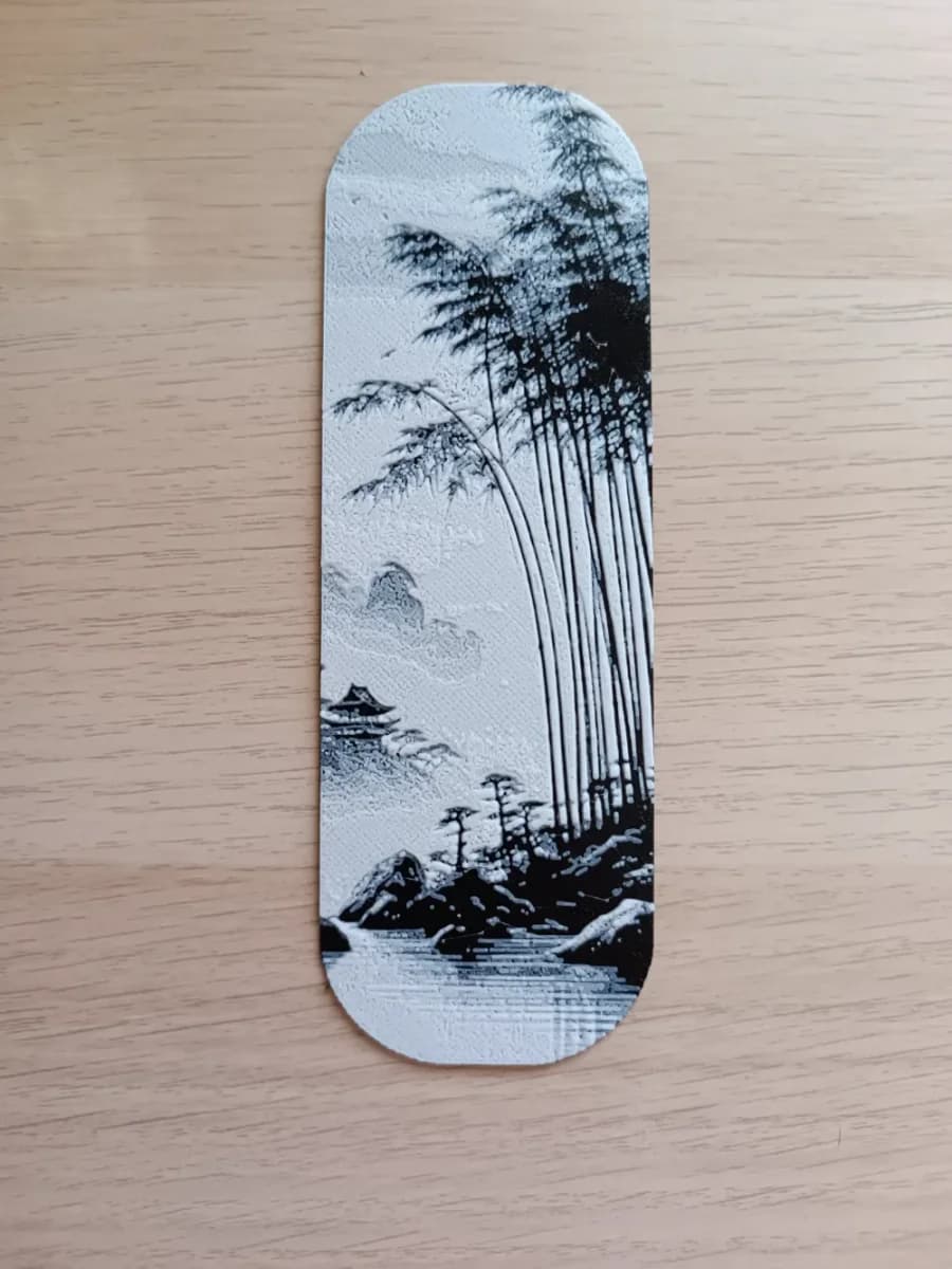 Lake House 2 Bookmark by Atrus Design HueForge model: Lake House 2 Bookmark by Atrus Design
