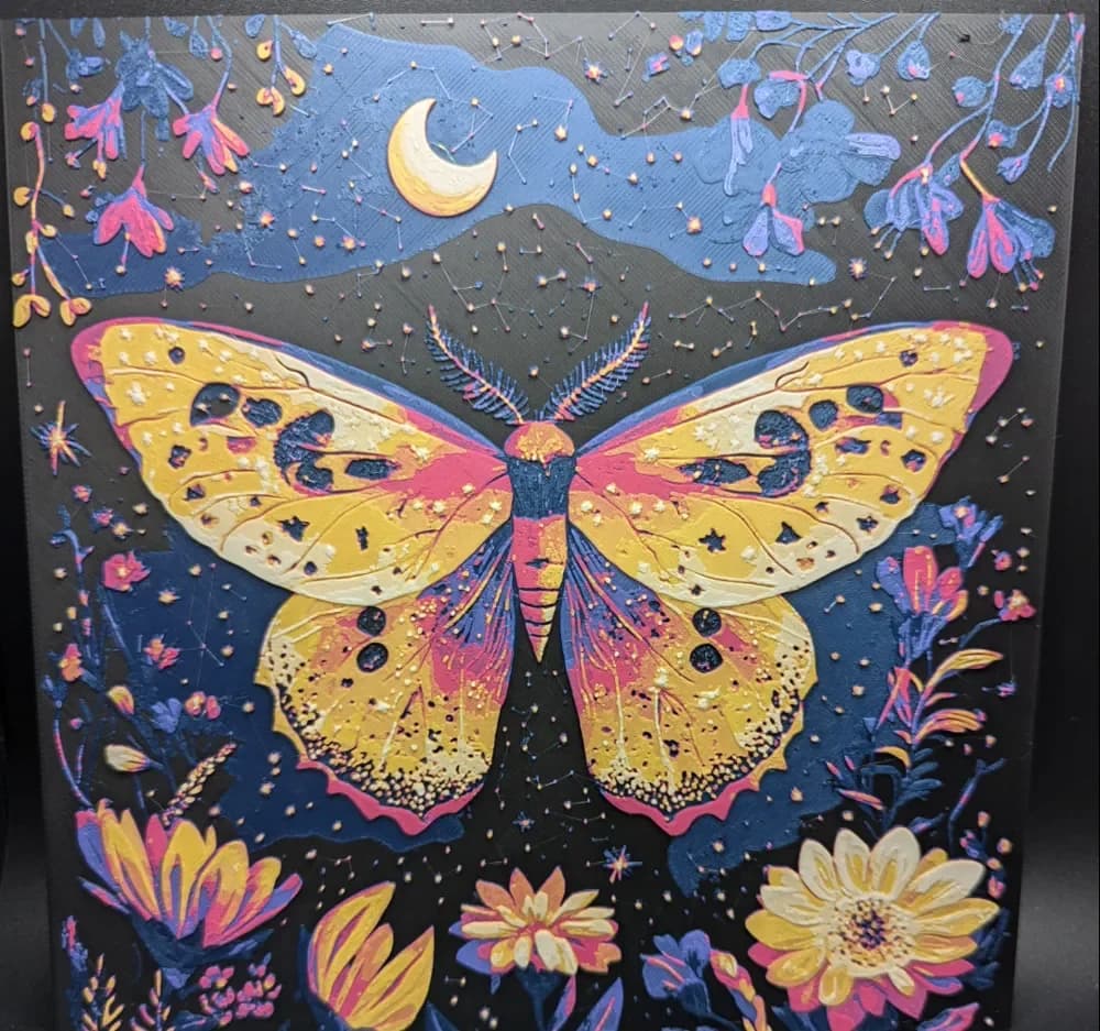 HueForge model: Butterfly hueforge by the_bearded_jedi