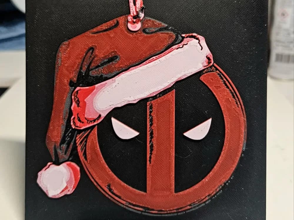 Christmas Deadpool ball Christmas Deadpool ball