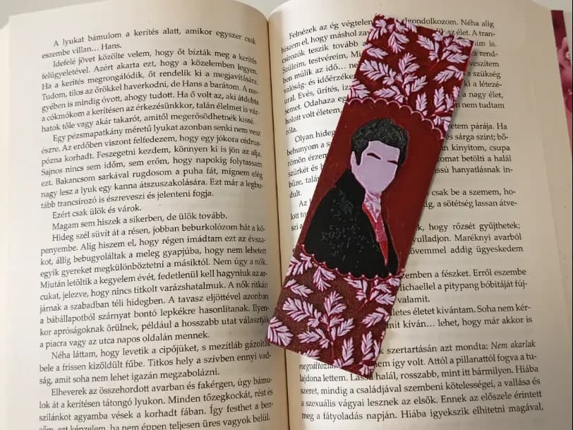 Colin Bridgerton Bookmark by 3DNesy HueForge model: Colin Bridgerton Bookmark by 3DNesy
