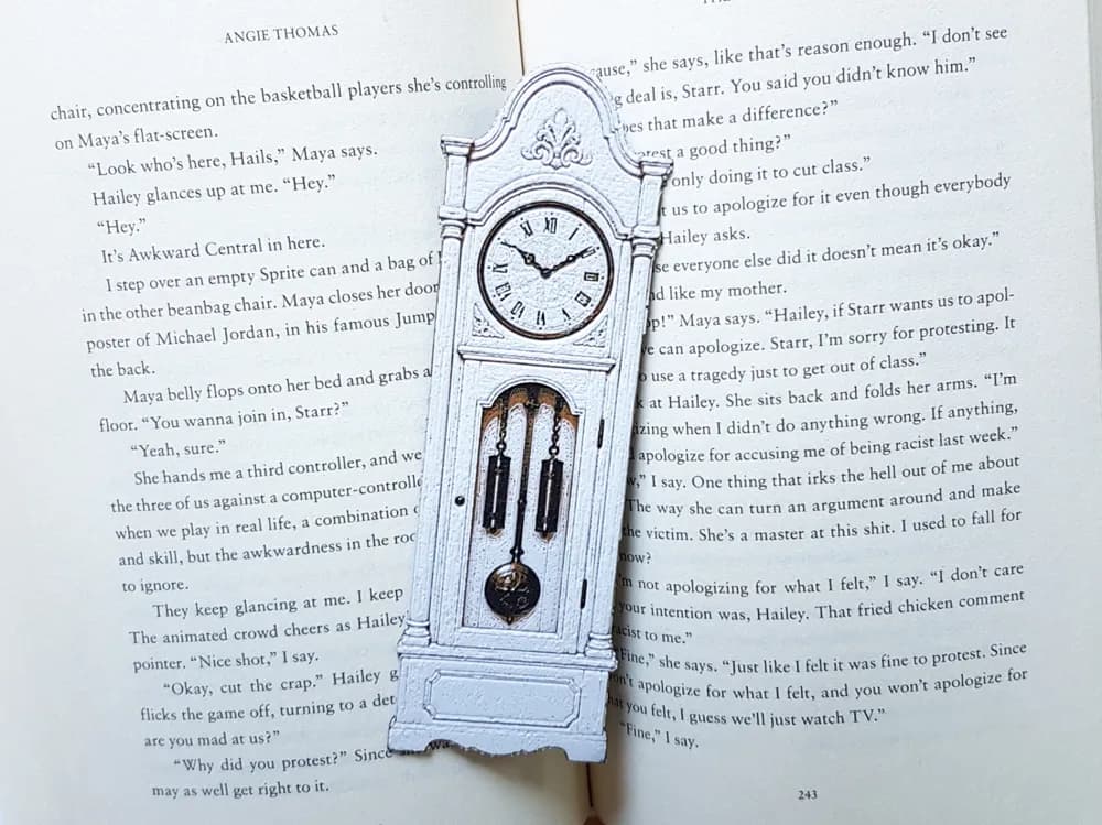 Bookmark, Grandfather Clock, Country Style by Dame Jo HueForge model: Bookmark, Grandfather Clock, Country Style by Dame Jo