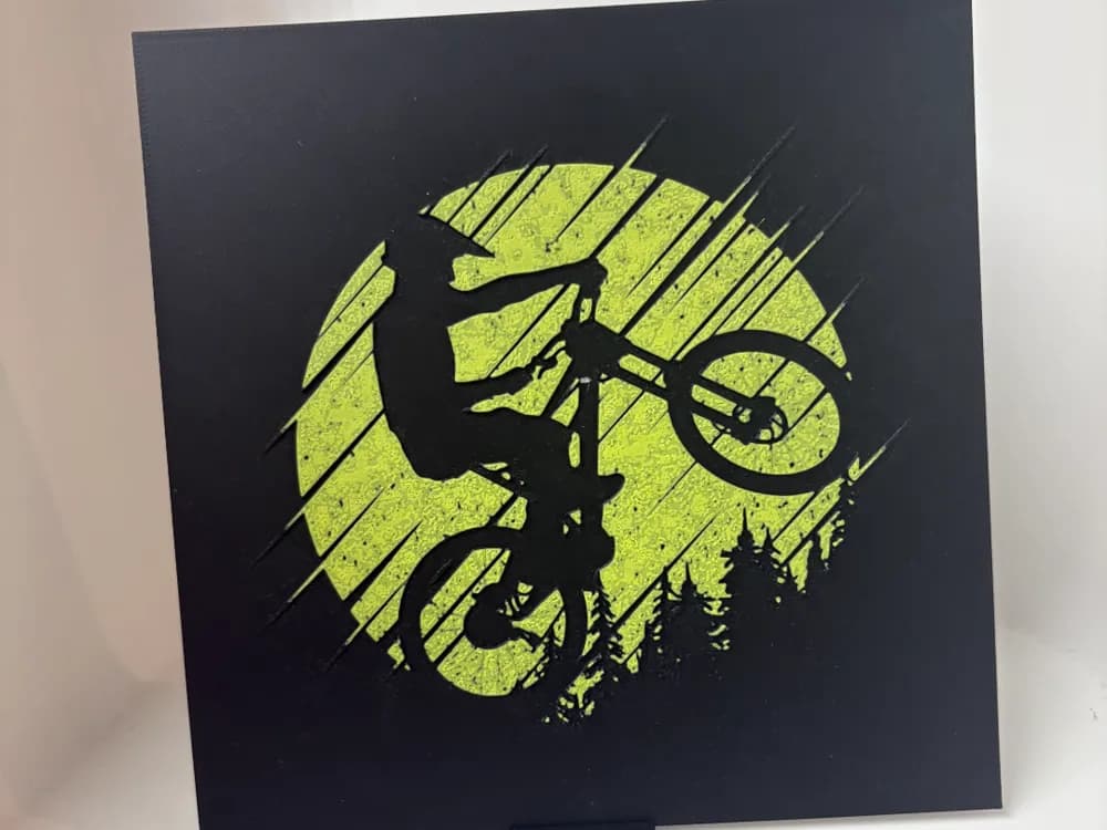 Mountain Bike Hueforge by Morganja HueForge model: Mountain Bike Hueforge by Morganja