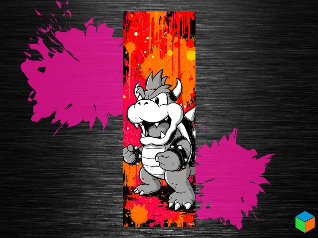 🐢 Chibi Bowser by 3D Prints By Vic HueForge model: 🐢 Chibi Bowser by 3D Prints By Vic