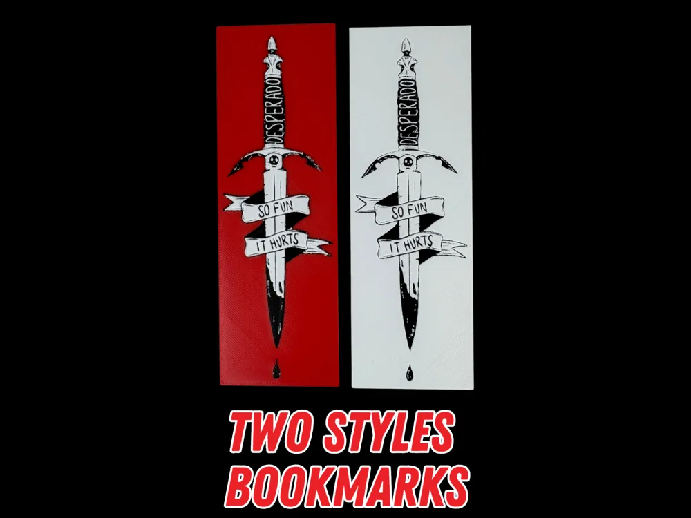 Desperado Club Bookmarks - Dungeon Crawler Carl by Canadian Gamer HueForge model: Desperado Club Bookmarks - Dungeon Crawler Carl by Canadian Gamer