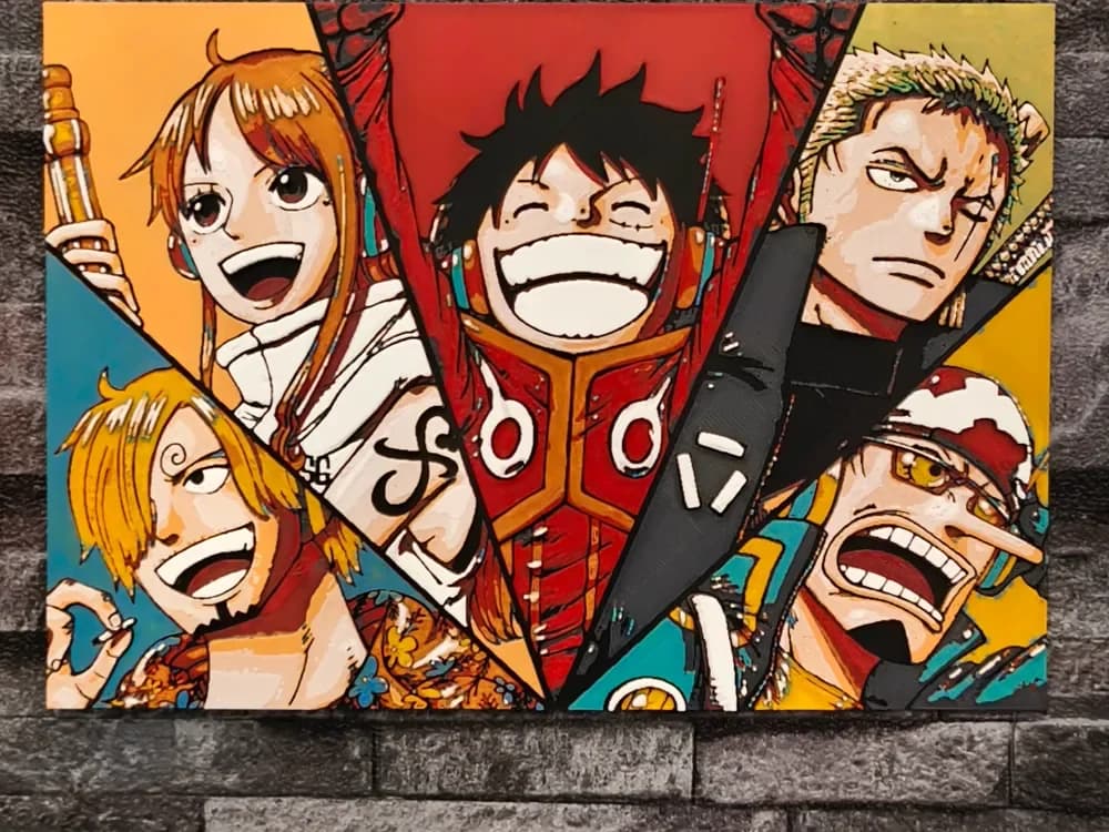 Hueforge One Piece by StefBull85 HueForge model: Hueforge One Piece by StefBull85