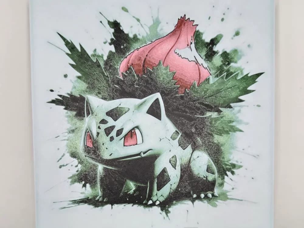 Graffiti Ivysaur Hueforge by 3Ree Printing HueForge model: Graffiti Ivysaur Hueforge by 3Ree Printing