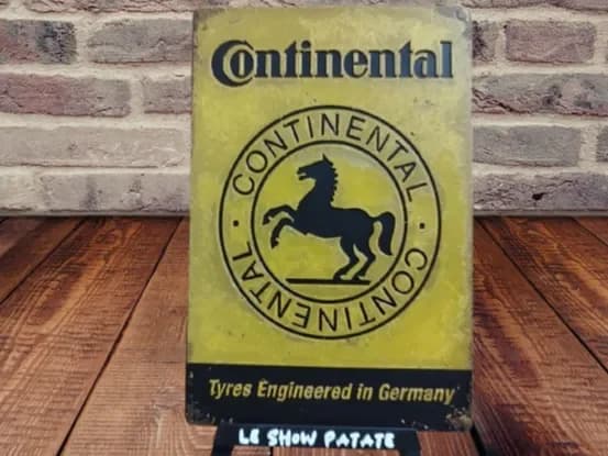 Plaque vintage Continental Hueforge by leshowpatate HueForge model: Plaque vintage Continental Hueforge by leshowpatate