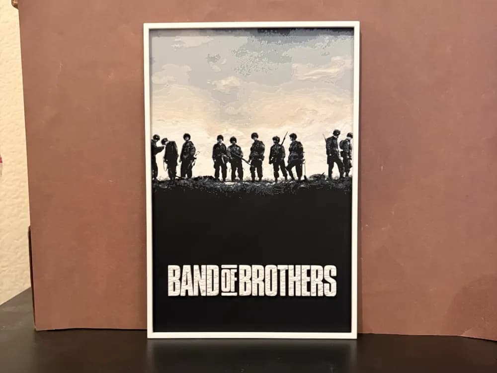 Band of Brothers Hueforge by Estiv HueForge model: Band of Brothers Hueforge by Estiv